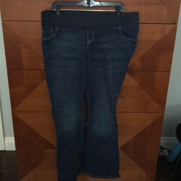 Old Navy Denim - Old navy rockstar maternity bootcut 14 short jeans